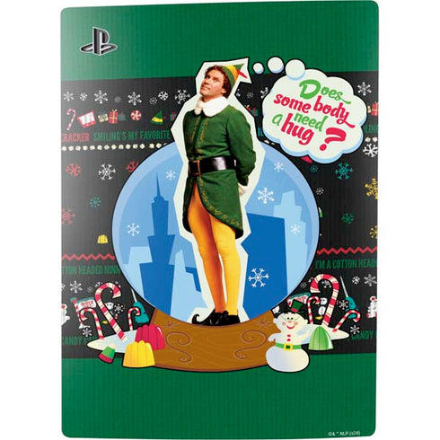 Elf Does Someone Need a Hug PS5 Digital Edition Console Skin